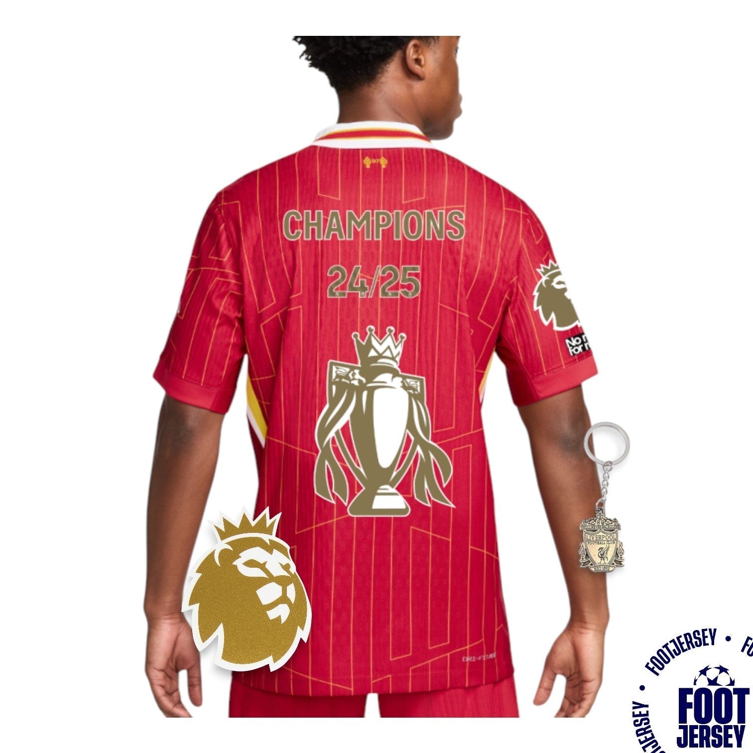 Liverpool Woman Jersey 2024/2025 - CHAMPIONS 24/25 & Gold Trophy