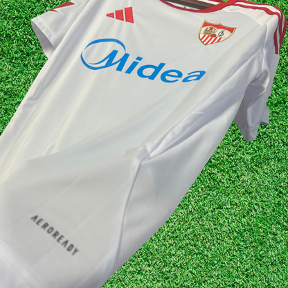Camiseta local del Sevilla FC 25/26 versión para aficionados 