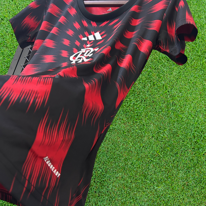 Camiseta de aficionado femenina del Flamengo prepartido 25/26 
