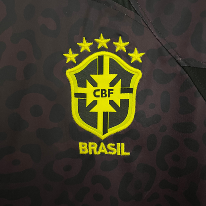 Camiseta de portero de Brasil 2022, versión para aficionados