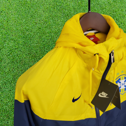 Brazil Blue/Yellow Windbreaker