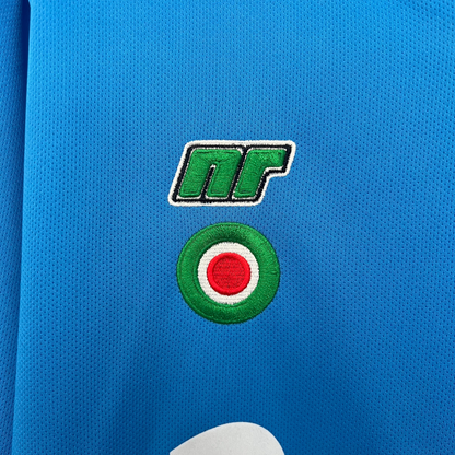 Camiseta de local del SSC Napoli 87/88 Retro Manga Larga 