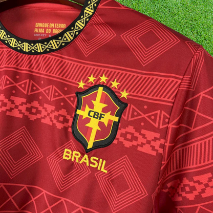 Camiseta de aficionado Jordan Special 25/26 de Brasil, color rojo 