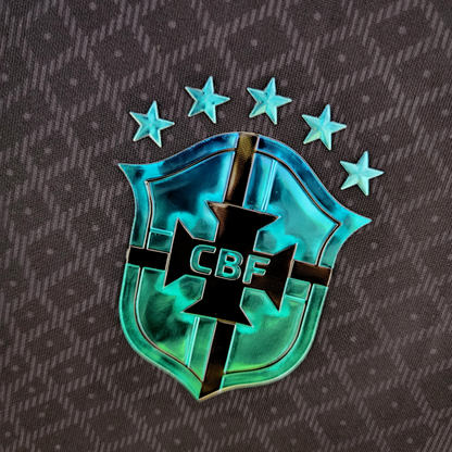 Camiseta negra especial de Brasil 2022, versión para aficionados 