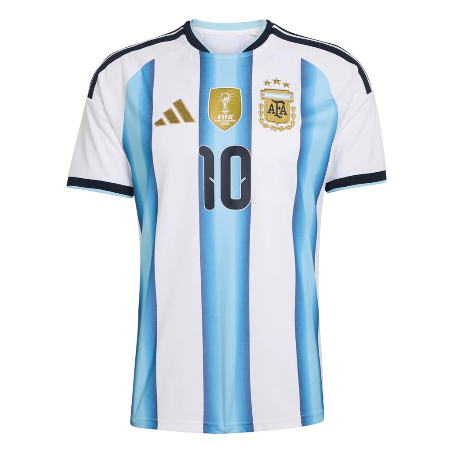 Camiseta de aficionado de Argentina (local, Messi 10) para la Copa Mundial 2026