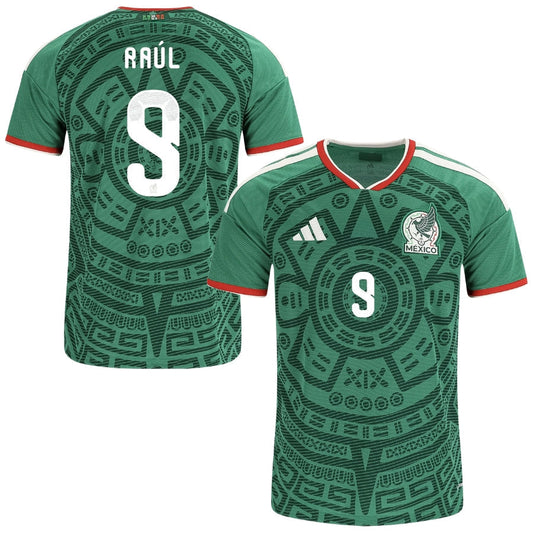 Camiseta de aficionado de Raúl 9 de México para el Mundial 2026
