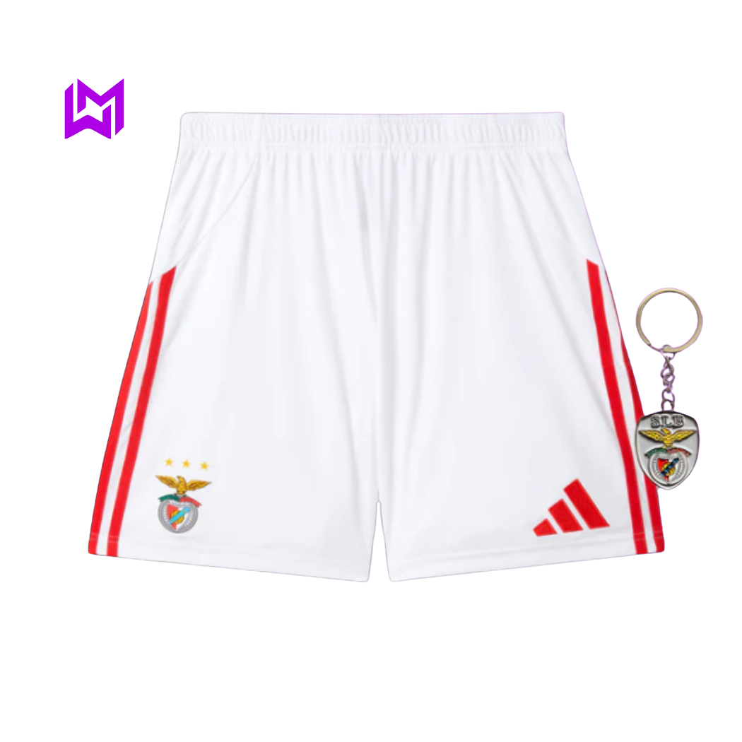 Calções Benfica Principal 2025/26 - ÚLTIMAS UNIDADES! 🔥🦅
