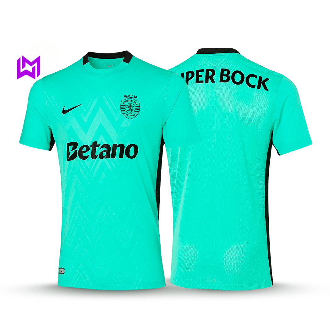Camisola Sporting Terceiro Verde 2025/26 - LANÇAMENTO! 🔥💚