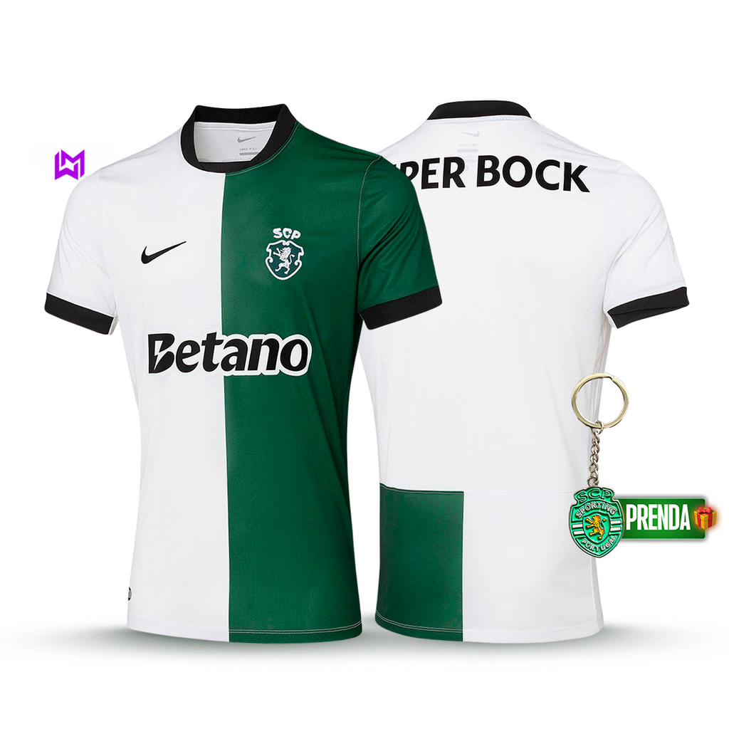 Camisola Sporting Stromp Quarto Equipamento 2025/26 - LANÇAMENTO! 🔥💚