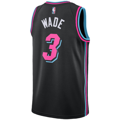 Edición Nike de Dwyane Wade de los Miami Heat - Negro 