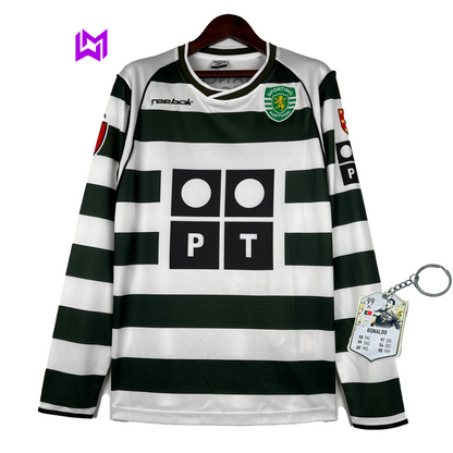 Camisa deportiva retro de manga larga 2001/03 - ¡Modelo exclusivo! 