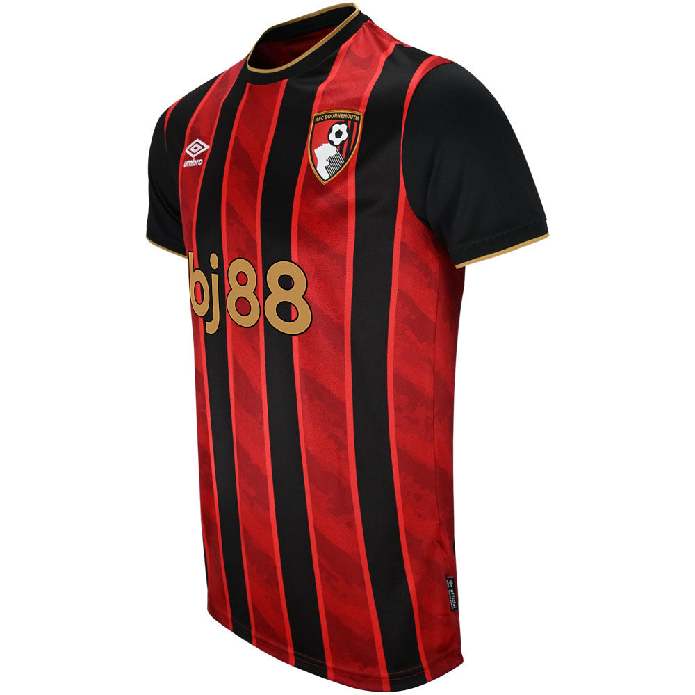 Bournemouth Shirt 25/26 Home - Red / Black Fan Version