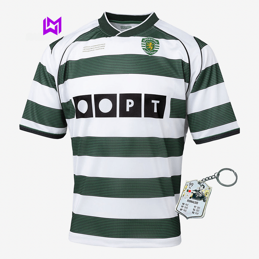 Camiseta retro del Sporting 2001/03 - ¡Modelo exclusivo! 🇵🇹 