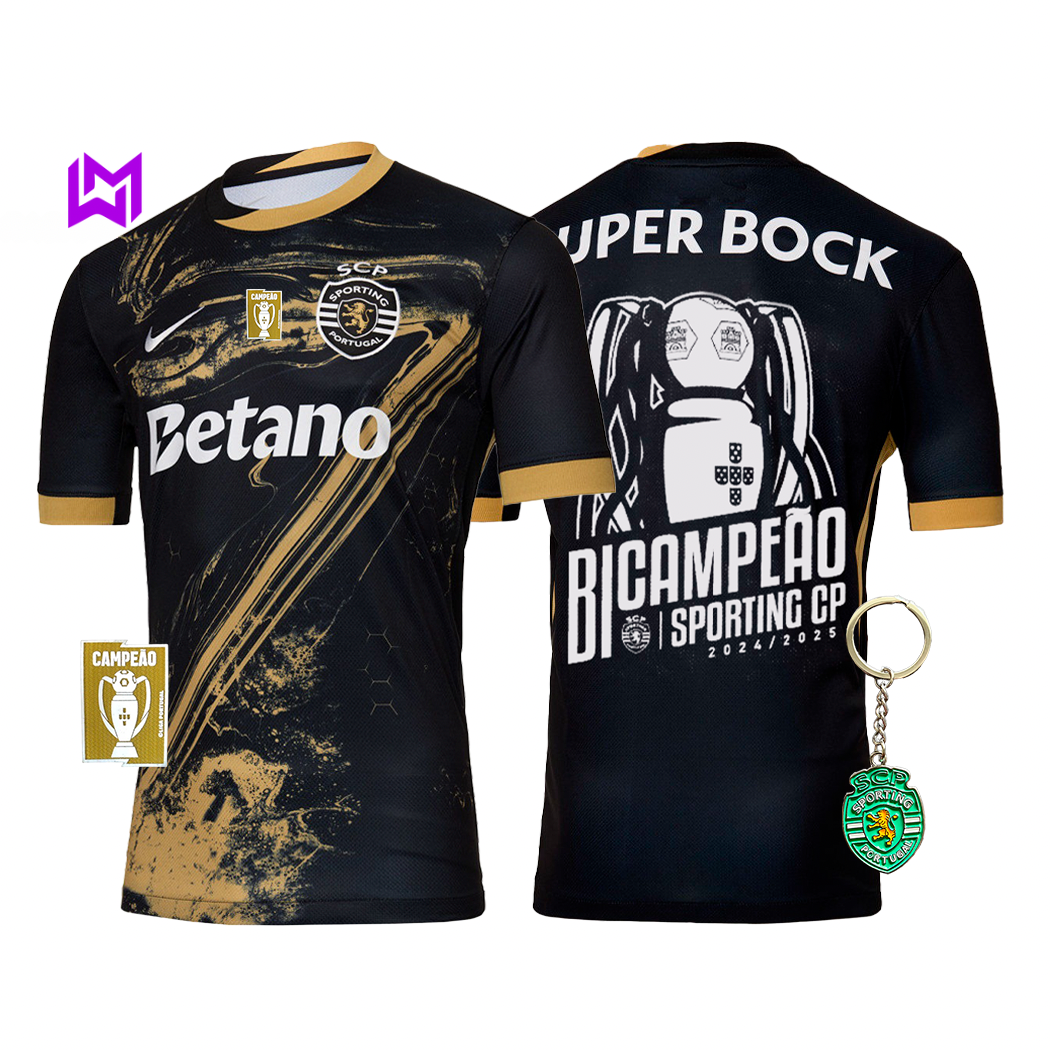 Camiseta del Sporting "7" Ronaldo, bicampeón 2024/25 - ¡Modelo exclusivo! 🦁🏆 