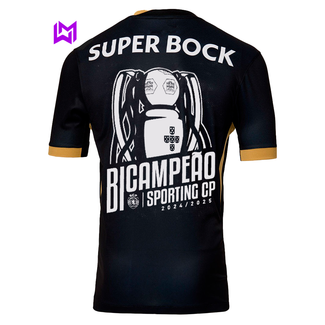 Camiseta del Sporting "7" Ronaldo, bicampeón 2024/25 - ¡Modelo exclusivo! 🦁🏆 