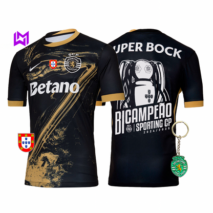 Camiseta del Sporting "7" Ronaldo, bicampeón 2024/25 - ¡Modelo exclusivo! 🦁🏆 