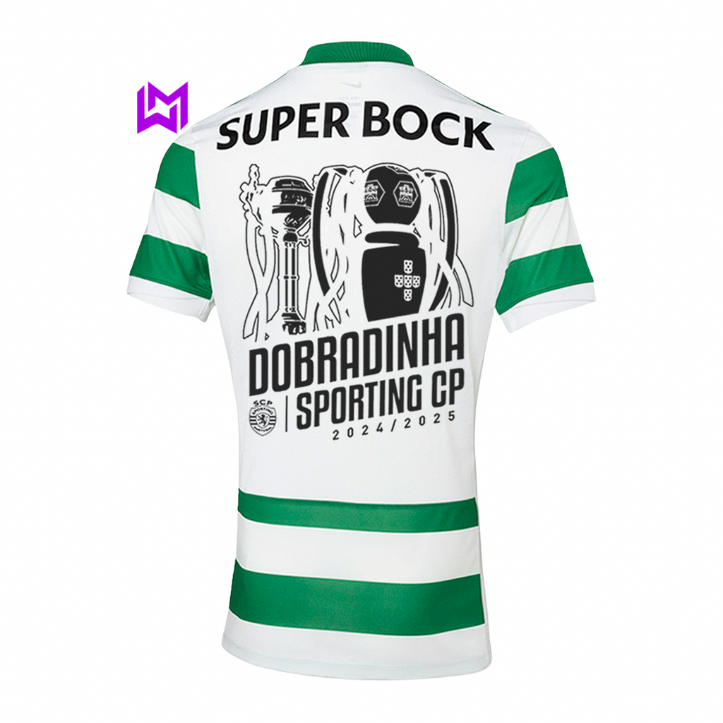 Camisola Sporting Principal DOBRADINHA 2025/26 - LANÇAMENTO! 🦁🏆🏆