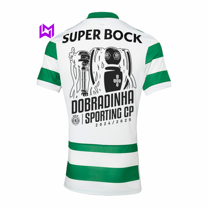 Camisola Sporting Principal DOBRADINHA 2025/26 - LANÇAMENTO! 🦁🏆🏆