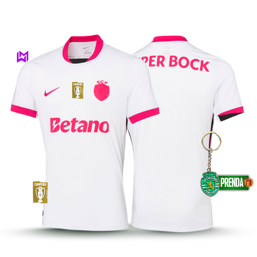 Camisola Sporting PINK OCTOBER rosa 2025/26 - LANÇAMENTO 🔥