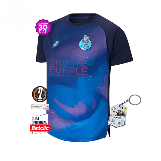 Camisola Porto Stop the Purple Apoio á APAV 2024/25 - ÚLTIMAS UNIDADES! 🔥🐉