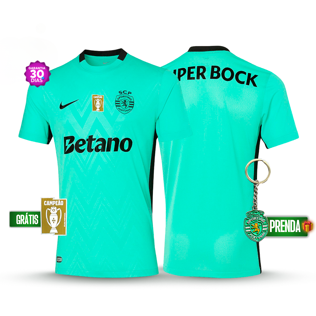 Camisola Sporting Terceiro Verde 2025/26 - LANÇAMENTO! 🔥💚