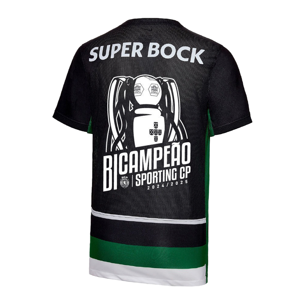 Camisola Sporting Principal BICAMPEÃO 2024/25 - MODELO EXCLUSIVO! 🦁🏆