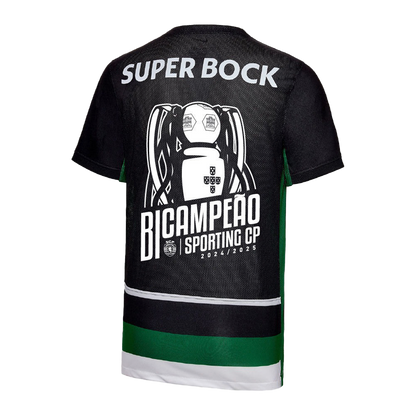 Camiseta de local del Sporting, bicampeón 2024/25 - ¡Modelo exclusivo! 🦁🏆 