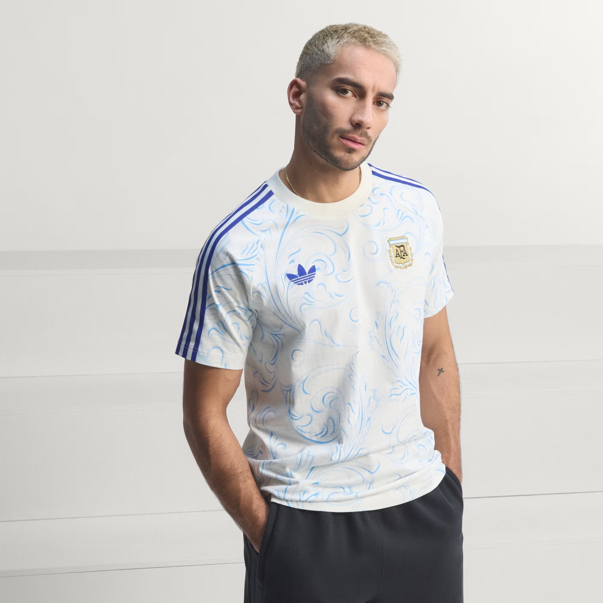 ARGENTINA ORIGINALS ALL OVER PRINT LIFESTYLE - T-shirt desportiva - off-white