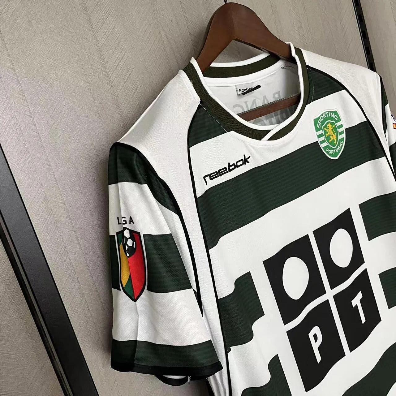 Camisola Sporting Retro 2001/03 - Modelo Exclusivo! 🇵🇹