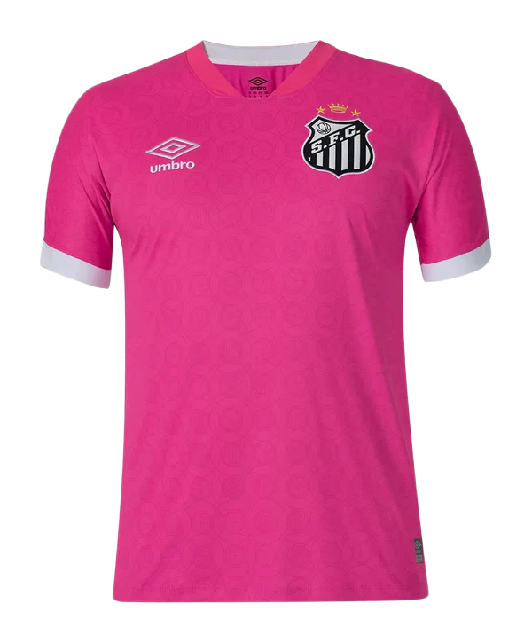 Camiseta rosa del Santos 23/24 Edición Octubre - Versión Fan
