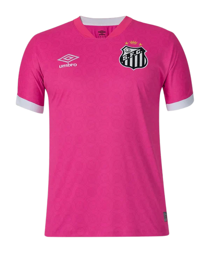 Camiseta rosa del Santos 23/24 Edición Octubre - Versión Fan