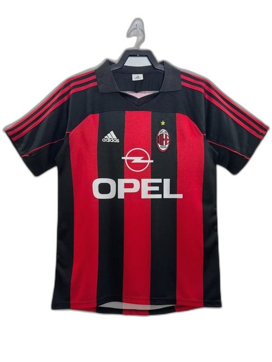 Camiseta local del AC Milan 00/02 - Versión retro