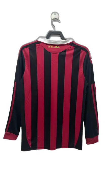 Camiseta local del AC Milan 09/10 I - Versión retro de manga larga
