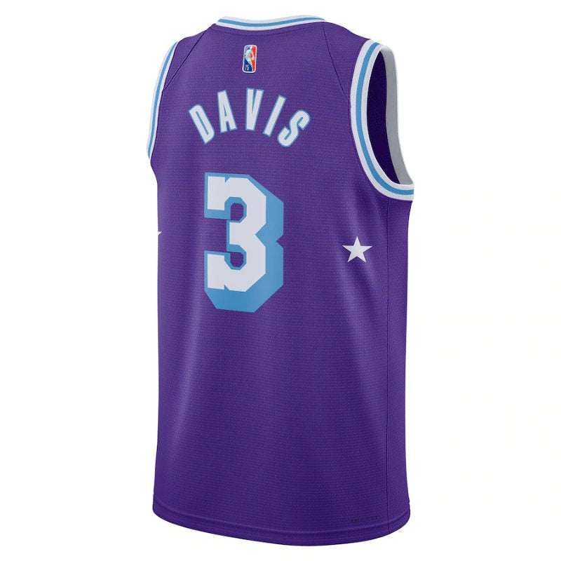 Camiseta de la NBA de Anthony Davis de Los Ángeles Lakers 2022 - Morada