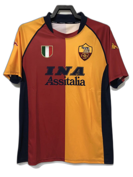 Camiseta local de la AS Roma 00/01 - Versión retro