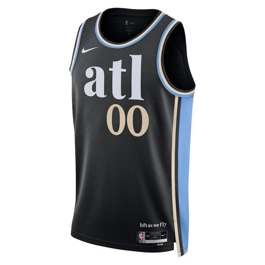 Camiseta unisex de la NBA de los Atlanta Hawks 23/24 - Negra - Edición City