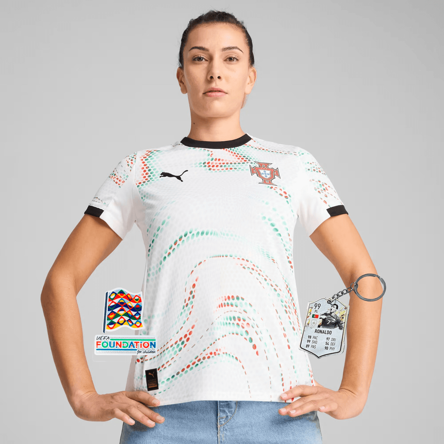 Camisola Feminina Portugal Alternativa 2025/26 - LANÇAMENTO