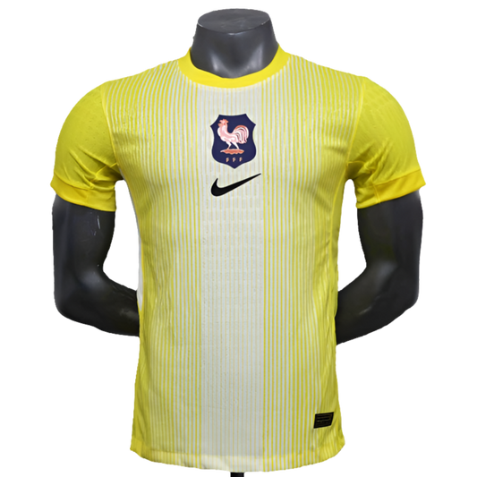 France 25/26 Goalkeeper Jersey - Yellow - Player Version