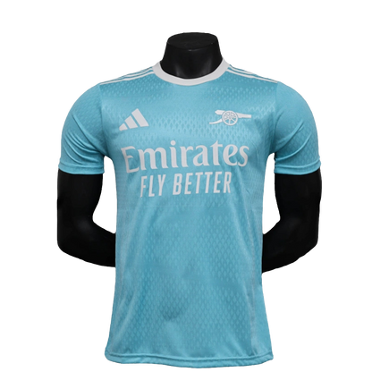 Camiseta prepartido del Arsenal 25/26 - Azul cielo - Versión de jugador