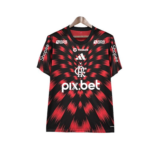 Flamengo 25/26 Pre-Match Jersey - All Sponsors - Fan Version