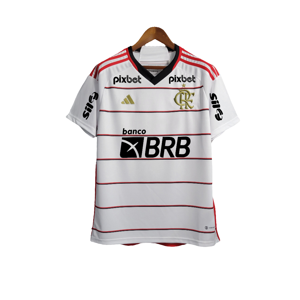 Flamengo 23/24 II Away Jersey - All Sponsors - Fan Version
