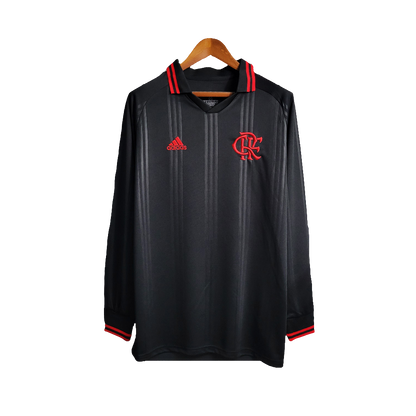 Flamengo 19/20 Special Edition Jersey - Black - Long Sleeve Retro Version