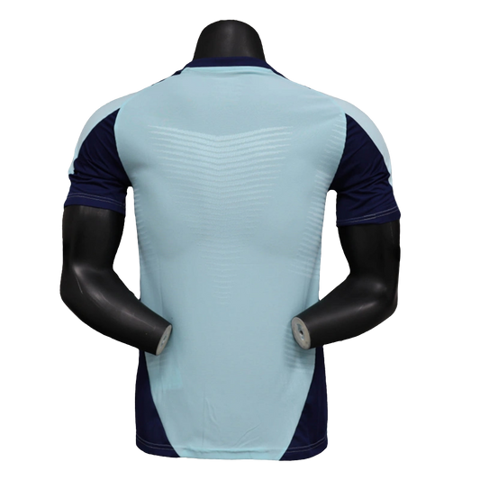 Camiseta prepartido del Arsenal 24/25 - Azul claro - Versión jugador