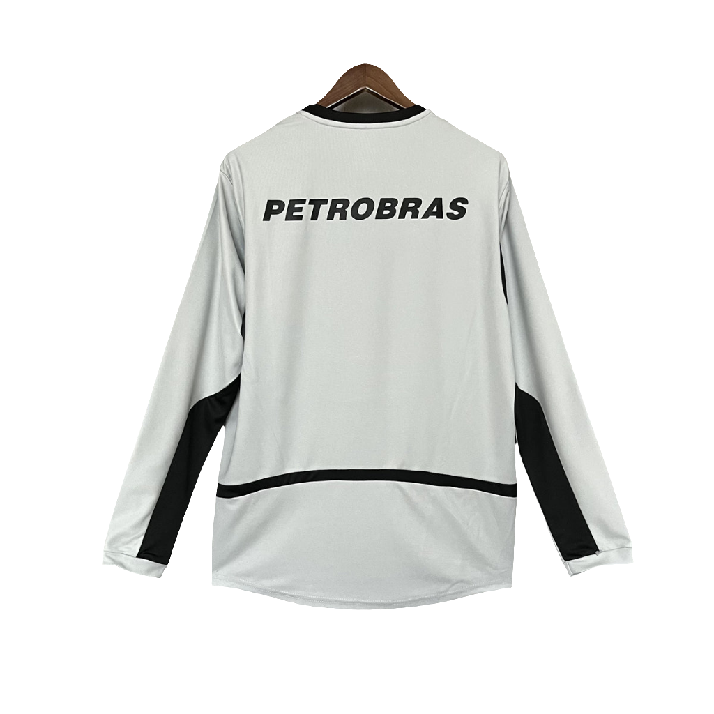 Flamengo 02/03 Goalkeeper Grey Jersey - Long Sleeve Retro Version