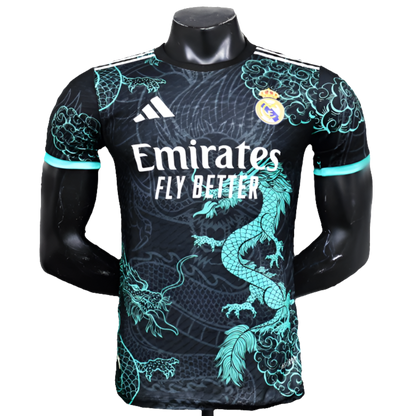 Camiseta Edición Especial del Real Madrid 25/26 - Negra y Celeste - Versión Jugador