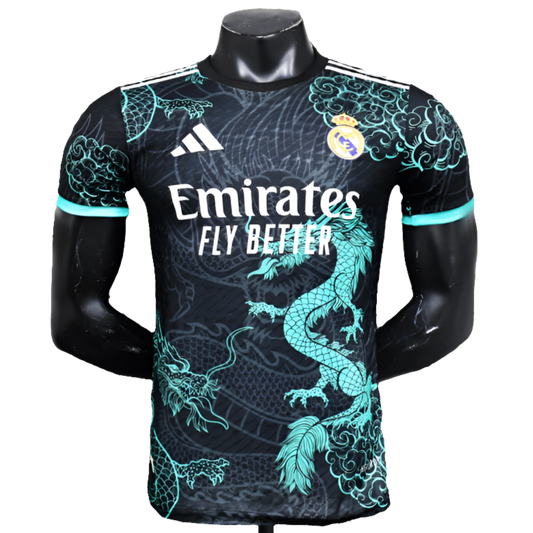 Camiseta Edición Especial del Real Madrid 25/26 - Negra y Celeste - Versión Jugador