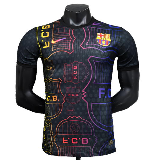 Camiseta Edición Especial del Barcelona 25/26 - Negra, Amarilla y Roja - Versión Jugador