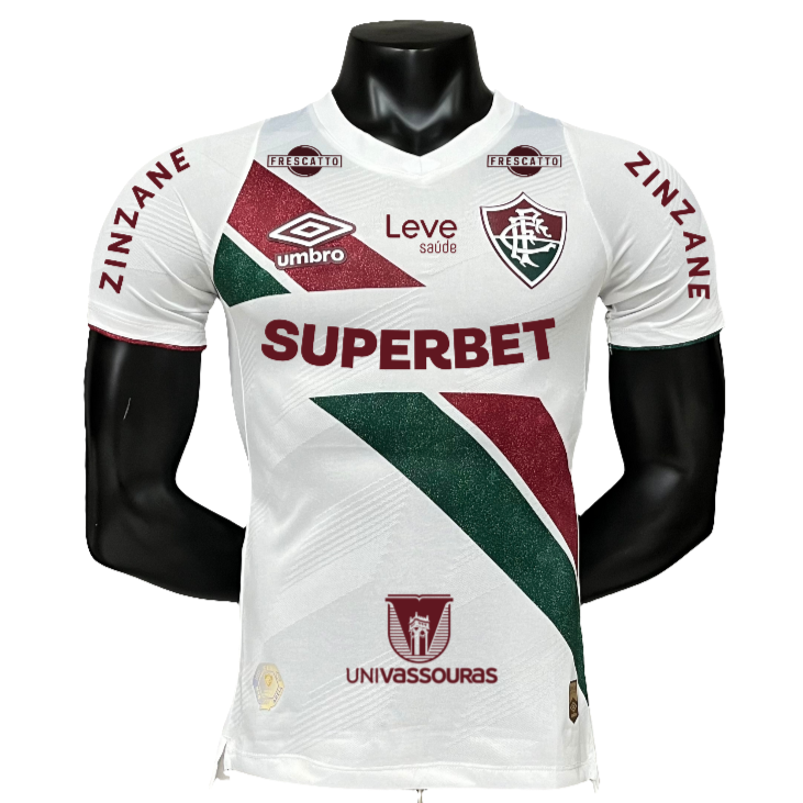 Camiseta visitante del Fluminense 24/25 II - Todos los patrocinadores - Versión para el jugador
