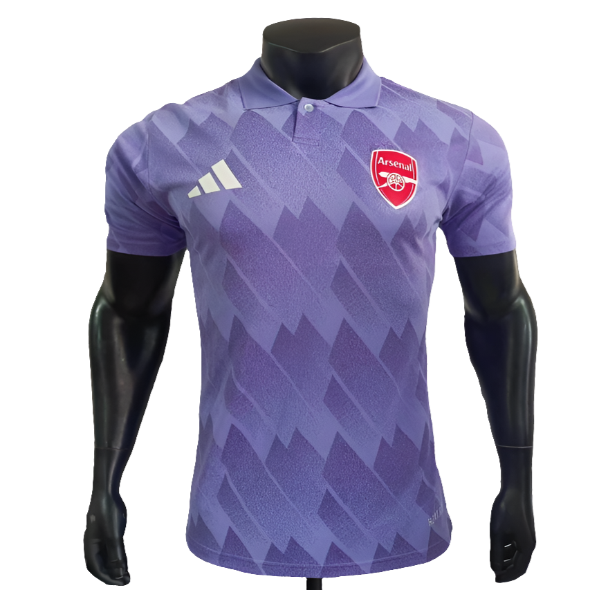 Arsenal 25/26 Polo Edition Jersey - Purple - Player Version