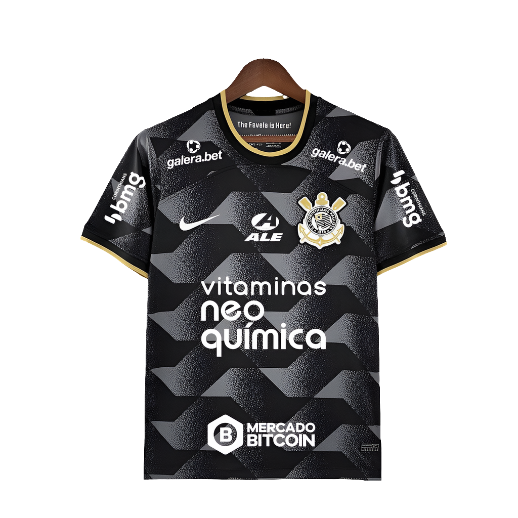 Corinthians 22/23 II Away Jersey - All Sponsors - Fan Version